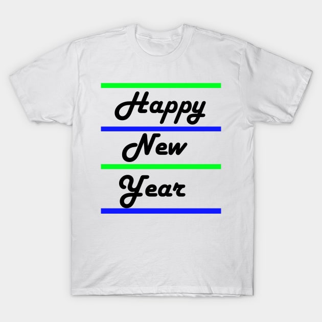 Happy New Year T-Shirt by simonjgerber